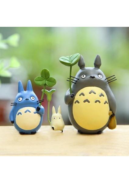 Sıcak Totoro Yaprak Şekil Oyuncak Stüdyo Ghibli Miyazaki Hayao Komşum Totoro Pvc Aksiyon Figürleri Koleksiyon Model Bebek Çocuk Oyuncak (Yurt Dışından)