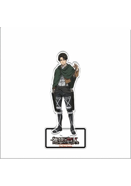 1 Adet Yeni Anime Titan Eren Levi Rivaille Cosplay Akrilik Standı Figürü Masaüstü Dekorasyon Koleksiyon Modeli Oyuncak Bebekler (Yurt Dışından)