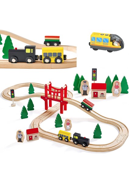 Manyetik Set Elektrikli Araba Lokomotif Tren Oyuncaklar Döküm Yuvası Fit Tüm Ahşap Marka Tren Parçası Ahşap Biro Demiryolu Rayları Çocuklar Için (Yurt Dışından) fırsatları