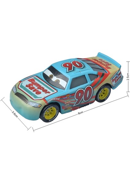 Disney Pixar Arabalar 3 Numara Racer Yıldırım Mcqueen Jackson Fırtına Civciv Hicks 1:55 Döküm Metal Alaşım Araç Modeli Oyuncaklar Çocuk Için (Yurt Dışından)