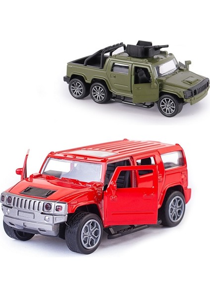 1:32 Ölçekli Çocuklar Alaşım Metal Araba Oyuncaklar Geri Çekin Döküm Model Off Road Tankı Araba Araç Oyuncaklar Çocuklar Için Parlayan Hediyeler TY0520 (Yurt Dışından)