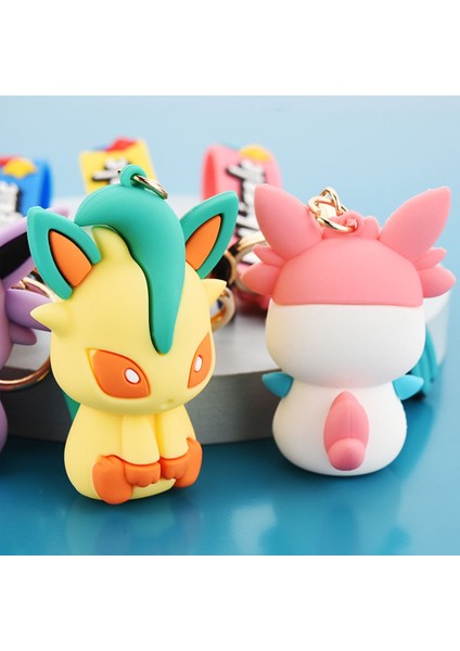 Tomy Pokemon Eevee Anahtarlık Sevimli Pikachu Aksiyon Figürü Anahtarlık Pvc Karikatür Mini Anime Şekilli Kalıp Bebekler Kawaii Çocuk Oyuncakları Hediye (Yurt Dışından) fiyatları