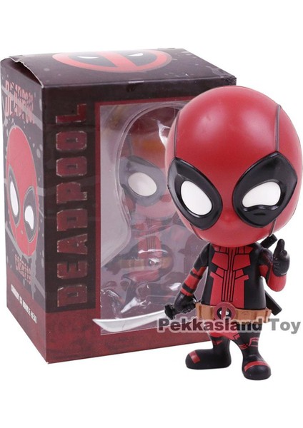 Sıcak Oyuncaklar Cosbaby Deadpool Mini Pvc Action Figure Koleksiyon Model Oyuncak Bobble Kafa Bebek (Yurt Dışından)