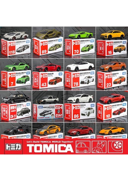 Takara Tomy Tomica 1/64 Mini Döküm Alaşım Model Oyuncak Arabalar Metal Spor Araçlar Çeşitli Stiller Çocuklar Için Hediyeler #1-50 (Yurt Dışından) modelleri