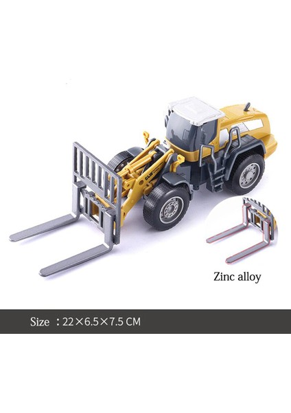 Kamyon Traktör Oyuncaklar Boys Için Mühendislik Araba Forklift Ekskavatör Noel Hediyeleri Buldozer Araçlar Çocuklar Eğitim Alaşım Metal + Plastik (Yurt Dışından)