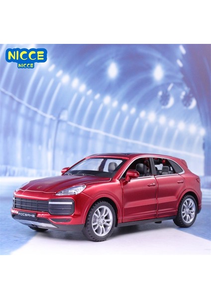 Nicce 1:32 Porsche Cayenne Turbo Araba Modeli Alaşım Araba Döküm Oyuncak Araba Modeli Ses Işığı Çocuk Oyuncak Koleksiyon Çocuk Hediye A44 (Yurt Dışından)