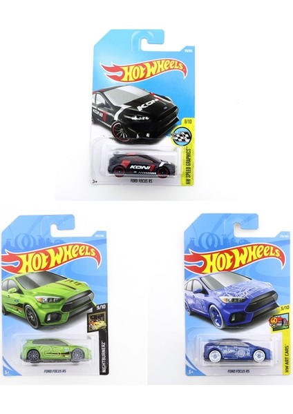 2022-41 Ford Focus Rs Orijinal Hot Wheels Mini Alaşım Coupe 1/64 Metal Pres Döküm Model Araba Çocuk Oyuncakları Hediye (Yurt Dışından)