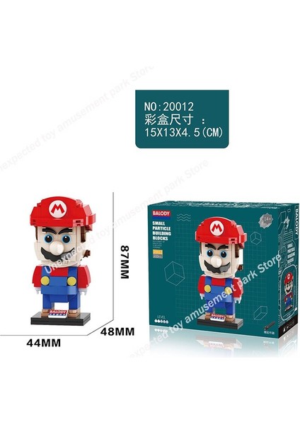 Süper Mario Blokları Mini Karikatür Küçük Bloklar Eğitim Yapı Oyuncak Anime Figürü Aksiyon Tuğlaları Wario Çocuk Doğum Günü Hediyeleri (Yurt Dışından) fırsatları