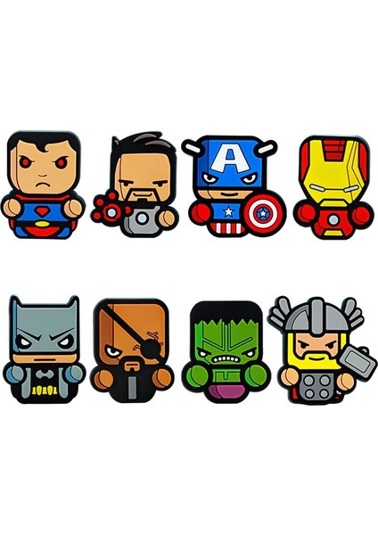 1 Adet/takım Marvel Avengers Aksiyon Figürü Oyuncakları Aksesuarları Spor Ayakkabı Bağı Toka Demir Adam Kaptan Amerika Hulk Thor Örümcek Adam (Yurt Dışından) fırsatları