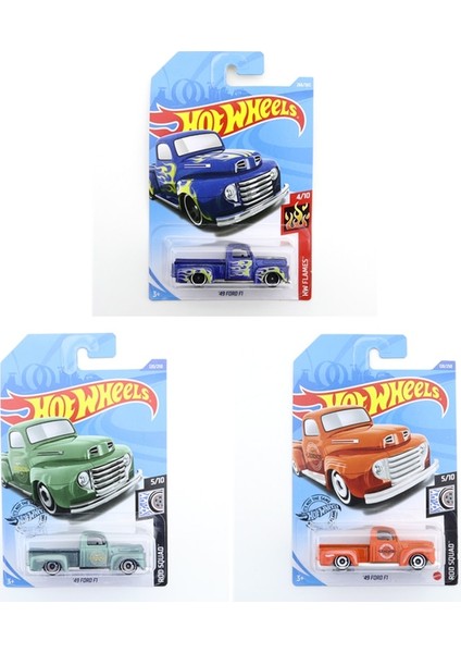 2020-120 Orijinal Hot Wheels Mini Alaşım Coupe 49 Ford F1 1/64 Metal Pres Döküm Model Araba Çocuk Oyuncakları Hediye (Yurt Dışından)