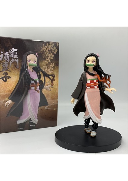 15CM Iblis Avcısı Kamado Nezuko Sevimli Ayakta Klasik Renkli Pvc Aksiyon Figürü Kimetsu Hiçbir Yaiba Tanjirou Nezuko Hediye (Yurt Dışından) modelleri