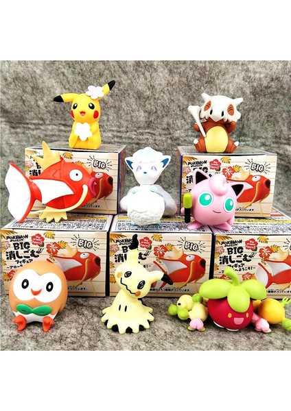 Pokemon Anime Kör Kutu Deklanşör Kutusu Japon Tarzı Hawaii Pikachu Pokemon 8 Stilleri Anime Oyuncaklar Karakterler Sürpriz Hediye (Yurt Dışından) fırsatları
