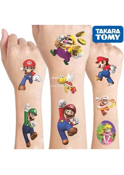 Süper Mario Orijinal Dövme Çıkartma Rastgele 1 Adet Aksiyon Figürü Karikatür Süper Marie Oyuncaklar Erkek Kız Noel Çocuk Doğum Günü Hediyeleri (Yurt Dışından) modelleri