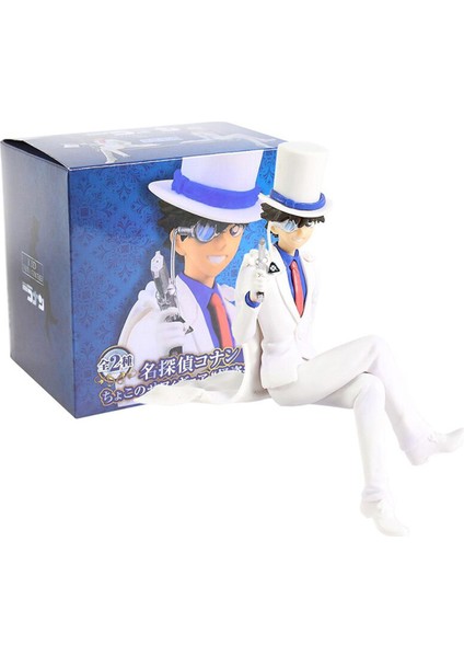 Sihirli Kaito Kiddo Kid Phantom Hırsız Pvc Şekil Modeli Koleksiyonu Oyuncak (Yurt Dışından)