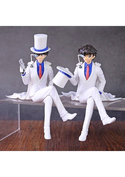 Sihirli Kaito Kiddo Kid Phantom Hırsız Pvc Şekil Modeli Koleksiyonu Oyuncak (Yurt Dışından) fırsatları