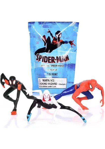 Marvel Serisi Periferik Aksiyon Karakterleri Mini Örümcek Adam Michael Morales 6 cm Anime Figürü Diy El Model Araba Aksesuarları Oyuncaklar (Yurt Dışından) modelleri