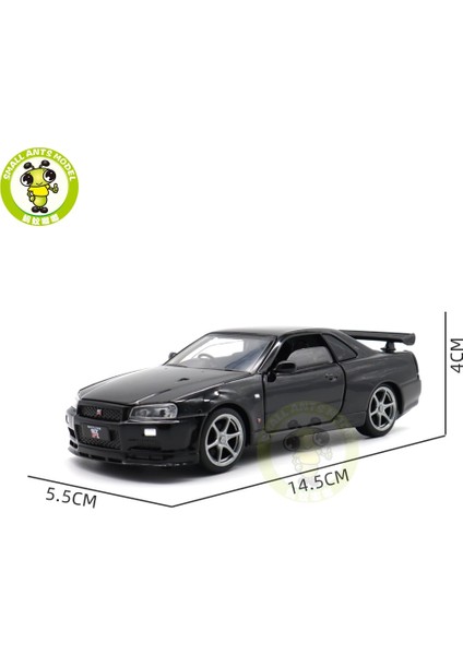 1/32 Gt R R34 Araba Yarışı Jkm Pres Döküm Model Araba Oyuncaklar Çocuk Erkek Kız Hediyeler Ses Aydınlatma (Yurt Dışından) fiyatları