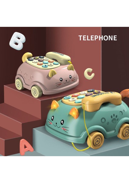 Çocuk Montessori Telefon Oyuncak Erken Eğitim Telefonu Müzikal Oyuncaklar Hediye (Yurt Dışından) modelleri