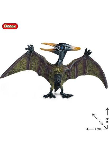 Oenux Tarih Öncesi Jurassic Archaeopteryx T-Rex Dinozor Modeli Aksiyon Figürleri Heykelcik Katı Pvc Minyatür Eğitici Oyuncaklar Hediye (Yurt Dışından)
