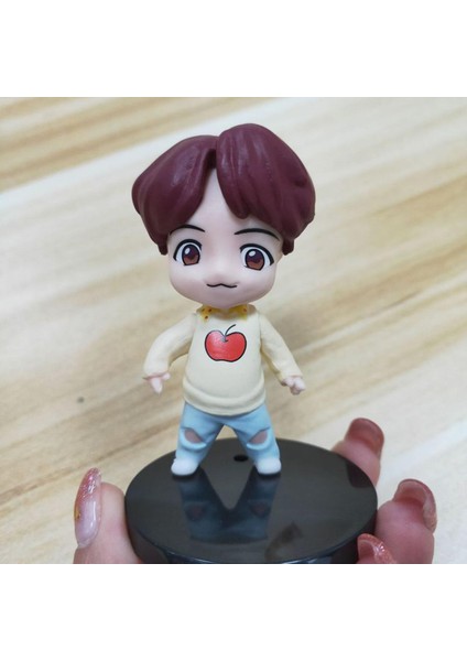 7 Adet/takım Bangtan Boys Grupları Model Oyuncaklar Kpop Yıldız Üst Grup Ordu Pvc Anahtarlık Aksiyon Figürleri Anahtarlık Bt Çocuk (Yurt Dışından)