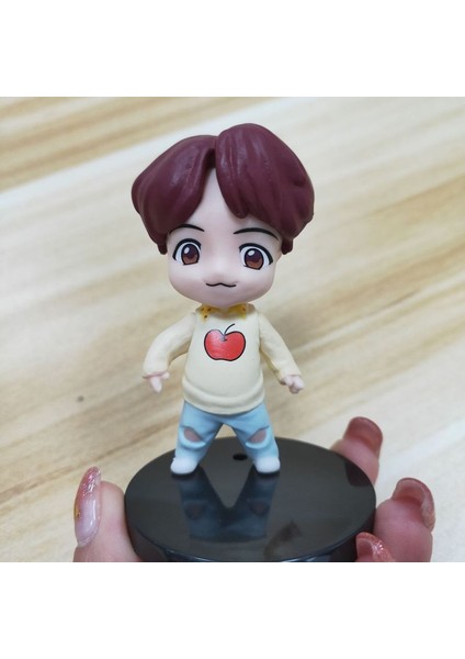 7 Adet/takım Bangtan Boys Grupları Model Oyuncaklar Kpop Yıldız Üst Grup Ordu Pvc Anahtarlık Aksiyon Figürleri Anahtarlık Bt Çocuk (Yurt Dışından)