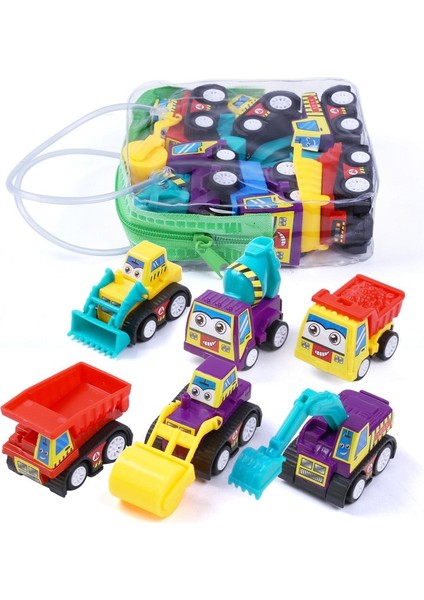 6 Adet/grup Bebek Oyuncakları Mini Inşaat Araç Arabalar-Çimento, Buldozer, Yol Silindiri, Ekskavatör, Damperli Kamyon, Traktör Oyuncaklar Çocuk Için (Yurt Dışından) modelleri