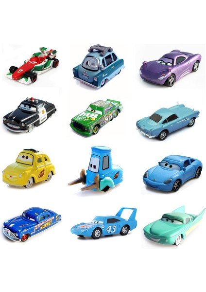 Disney Pixar Arabalar 2 Metal Oyuncak Arabalar Civciv Hicks Yıldırım Mcqueen Kral Döküm Metal Alaşım Oyuncaklar Doğum Günü Hediyesi 17 Stil (Yurt Dışından) modelleri