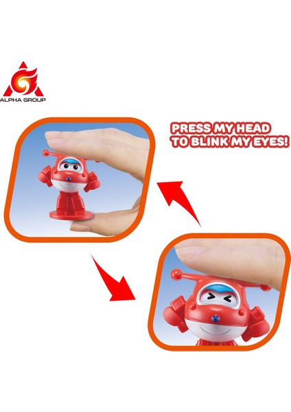 Adet Süper Kanatları Uçak Mini Dönüşüm Şekil Kör Kutu Oyuncaklar Yanıp Sönen Gözler Toys-Pdq Sürpriz Kutusu Çocuk Doğum Günü Hediyeleri Için (Yurt Dışından) fırsatları
