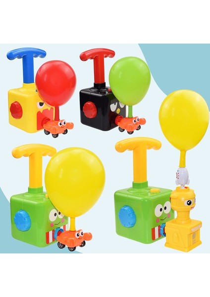 Roket Balon Fırlatma Kulesi Oyuncak Bulmaca Eğlenceli Eğitim Atalet Hava Gücü Balon Araba Bilim Deney Oyuncaklar Çocuklar Için Hediye (Yurt Dışından)