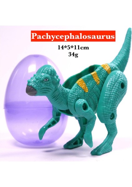 Dinozor Oyuncak Yumurta Seti Çocuk Aksiyon Oyunu Şekil Hayvan Dönüşümü Modeli Jurassic Park Ejderha Tyrannosaur Tek Parça Çocuklar Için (Yurt Dışından)