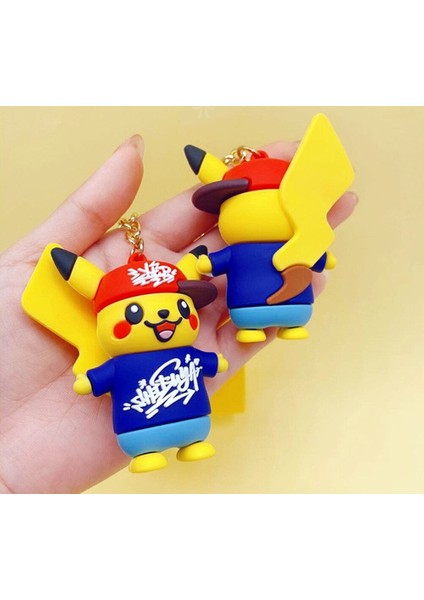 Pokemon Pikachu Anahtarlık Aksiyon Figürü Anahtarlık Pvc Tomy Karikatür Sevimli Psyduck Şekil Kolye Modeli Bebekler Kawaii Çocuk Oyuncakları Hediye (Yurt Dışından) indirimleri