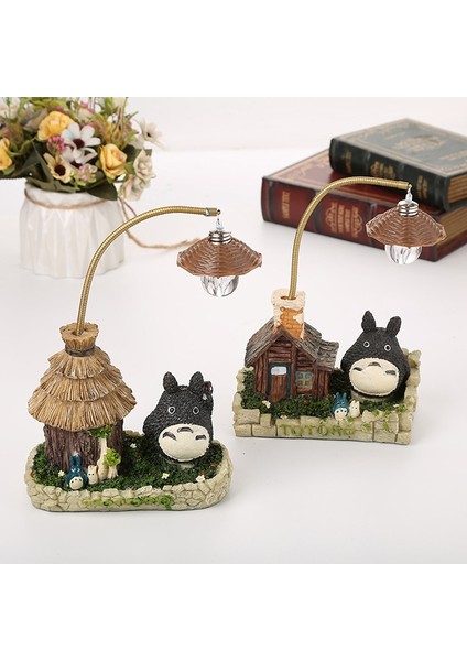 Studio Ghibli Chihiro Anime Totoro Figürü Oyuncak LED Gece Lambası Oyuncak Anime Totoro Figürleri Model Oyuncak Çocuk Hediye Ev El Sanatları Dekorasyon (Yurt Dışından) modelleri