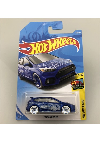 Hot Wheels 1:64 Araba Ford Focus Rs Forza Motorsport Collector Edition Metal Döküm Model Arabalar Çocuk Oyuncakları Hediye (Yurt Dışından)