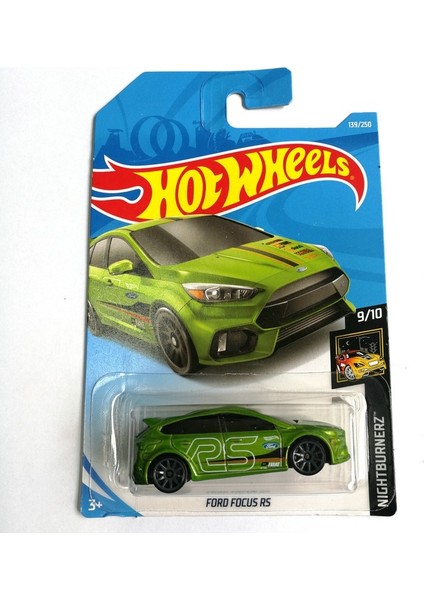 Hot Wheels 1:64 Araba Ford Focus Rs Forza Motorsport Collector Edition Metal Döküm Model Arabalar Çocuk Oyuncakları Hediye (Yurt Dışından)