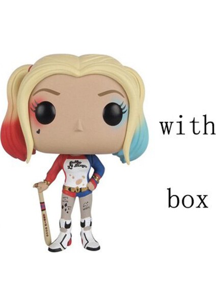 Dc Intihar Kadro 10 cm Harley Quinn ve Joker Vinil Aksiyon Figürü Oyuncakları (Yurt Dışından)