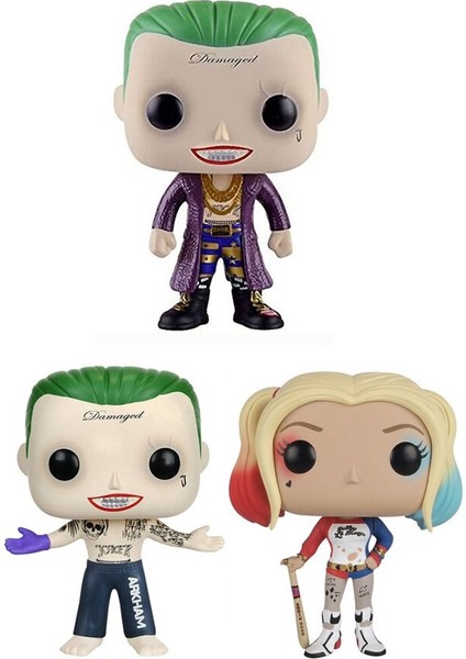 Dc Intihar Kadro 10 cm Harley Quinn ve Joker Vinil Aksiyon Figürü Oyuncakları (Yurt Dışından) fırsatları