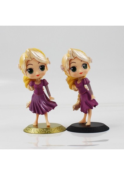 Q Posket Prenses Figürleri Kar Beyaz Belle Cinderella Alice Tinkerbell Yasemin Ariel Denizkızı Karışık Uyku Güzellik Model Oyuncaklar (Yurt Dışından)