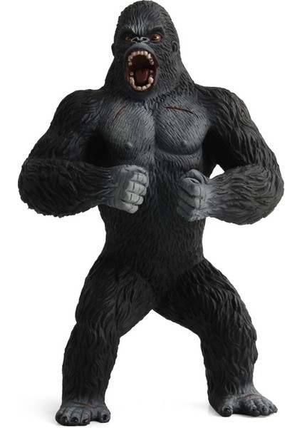 King Kong Goril Eylem Oyuncaklar Karikatür Figürleri Koleksiyon Modeli Büyük Şempanze Hayvan Bebekler Erkek Çocuk Hediye (Yurt Dışından)