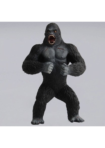 King Kong Goril Eylem Oyuncaklar Karikatür Figürleri Koleksiyon Modeli Büyük Şempanze Hayvan Bebekler Erkek Çocuk Hediye (Yurt Dışından)