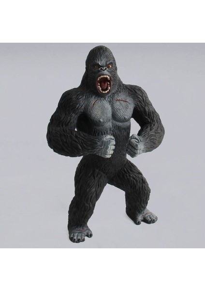 King Kong Goril Eylem Oyuncaklar Karikatür Figürleri Koleksiyon Modeli Büyük Şempanze Hayvan Bebekler Erkek Çocuk Hediye (Yurt Dışından)