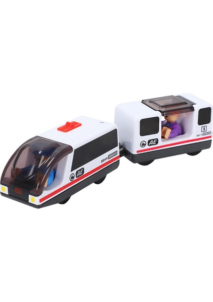 Çocuklar Elektrikli Tren Oyuncak Seti Tren Döküm Yuvası Oyuncak Standart Ahşap Tren Rayı Demiryolu Için Uygun (Yurt Dışından)