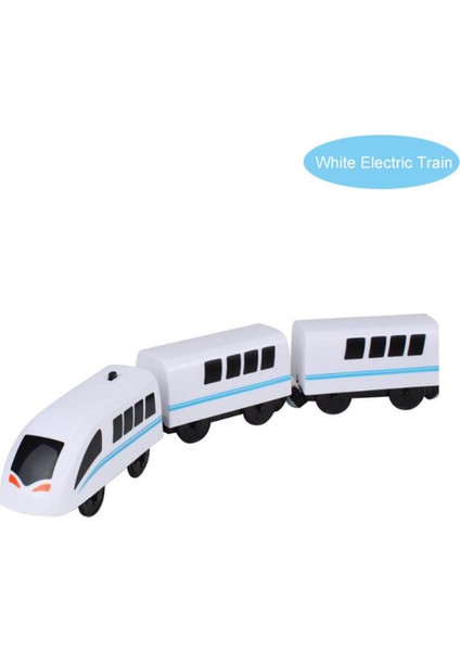 Çocuklar Elektrikli Tren Oyuncak Seti Tren Döküm Yuvası Oyuncak Fit Standart Ahşap Tren Rayı Demiryolu Çocuklar Için Hediye (Yurt Dışından)