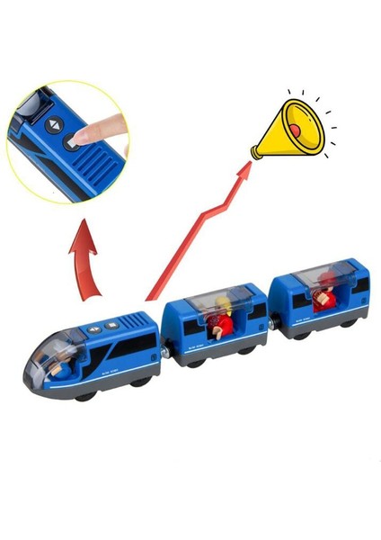 Çocuklar Elektrikli Tren Oyuncak Seti Tren Döküm Yuvası Oyuncak Fit Standart Ahşap Tren Rayı Demiryolu Çocuklar Için Hediye (Yurt Dışından)