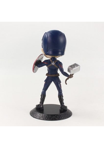 16 cm Avengers Q Posket Süper Kahraman Kaptan Amerika Pvc Aksiyon Figürü Oyuncakları Modeli Bebek (Yurt Dışından) indirimleri