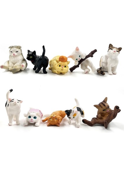 1 Adet Oynayan Yavru Minyatür Tek Parça Karikatür Kedi Aksiyon Figürleri Plastik Hayvan Modeli Sıcak Evcil Hayvan Oyuncakları Bebek Evi Dıy Aksesuarları (Yurt Dışından) fırsatları
