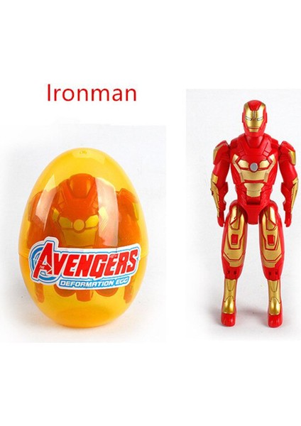 1 Adet Disney Avengers Aksiyon Figürü Demir Adam Thor Hulk Kaptan Amerika Oyuncaklar Deformasyon Yumurta Çocuk Boys Hediye (Yurt Dışından)