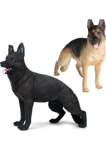 Gerçekçi Çoban Köpeği Hayvan Modeli Heykelcik Çocuk Oyuncak Ev Süsleme Koleksiyonu Yeni (Yurt Dışından)