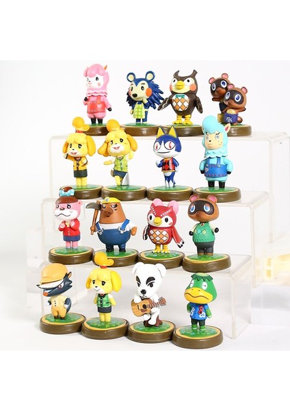 Kawaii Hayvanlar Shizue Mabel Blathers Timmy Tommy Rover Cyrus Lottie Resetti Celeste Nook Kicks Kk Pvc Rakamlar Oyuncaklar (Yurt Dışından)