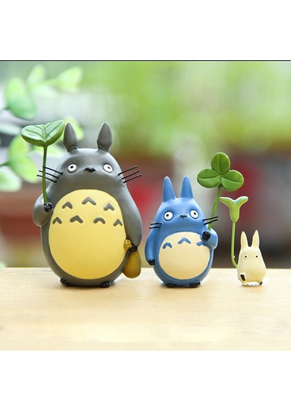 Totoro Yaprak Şekil Oyuncak Miyazaki Hayao Komşum Totoro Pvc Aksiyon Figürleri Koleksiyon Modeli Çocuk Oyuncakları (Yurt Dışından) modelleri