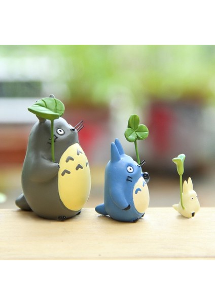 Totoro Yaprak Şekil Oyuncak Miyazaki Hayao Komşum Totoro Pvc Aksiyon Figürleri Koleksiyon Modeli Çocuk Oyuncakları (Yurt Dışından) fırsatları